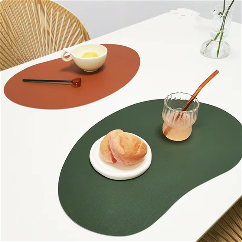 Leather Desk Pad - Alien Artificial Leather Placemats Creative Decorative