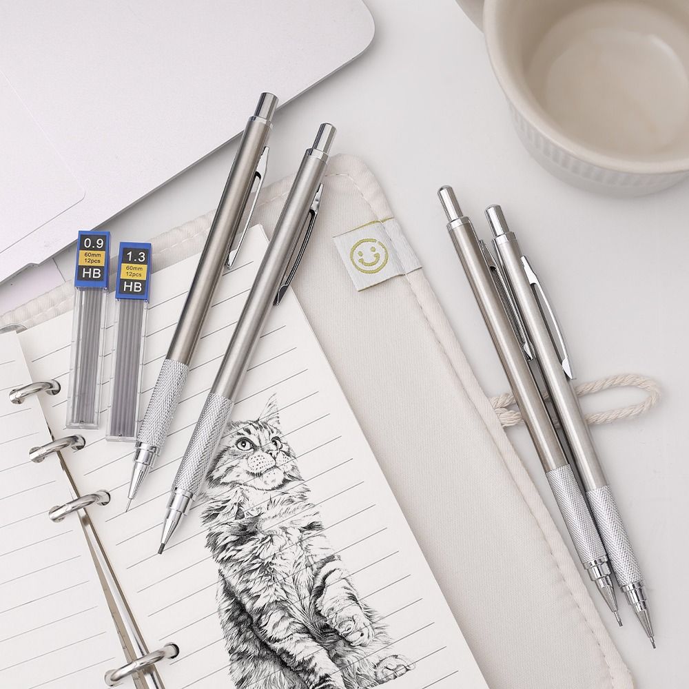 0.3/0.5/0.7/0.9/1.3/2.0/3.0MM  - مراجعة Mechanical Pencil 0.3 وسعره