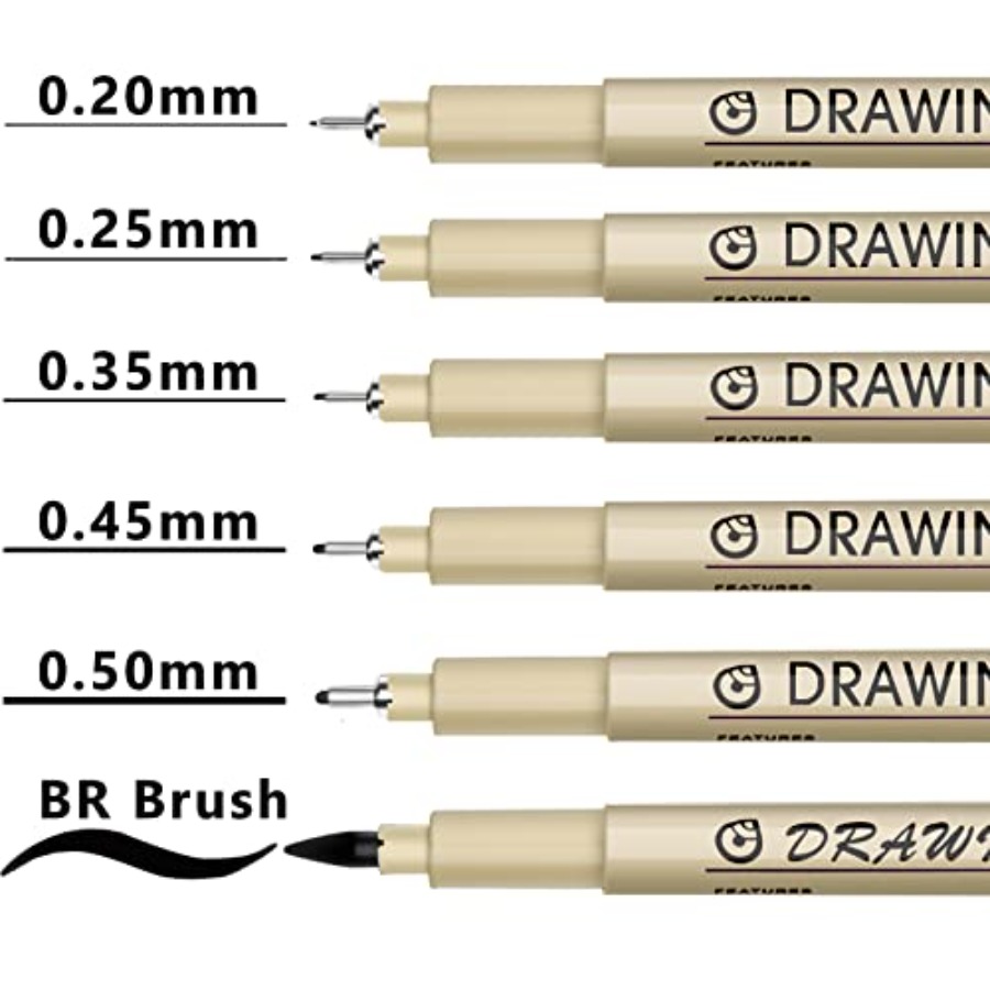 Muchcute Micro liner Drawing A - مراجعة Archive Box Set وسعره