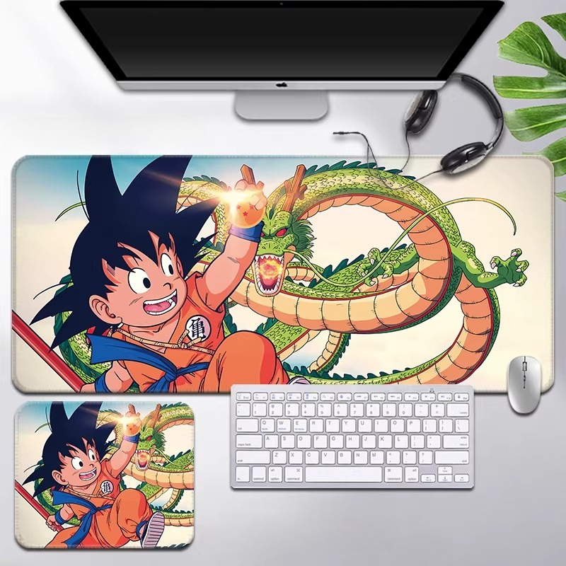 Cartoon HD Print Dragon Ball L - مراجعة Leather Desk Pad وسعره