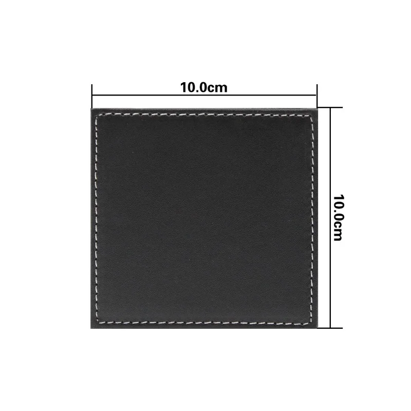 6pcs/Set Business Leather Coas - مراجعة Leather Desk Pad وسعره