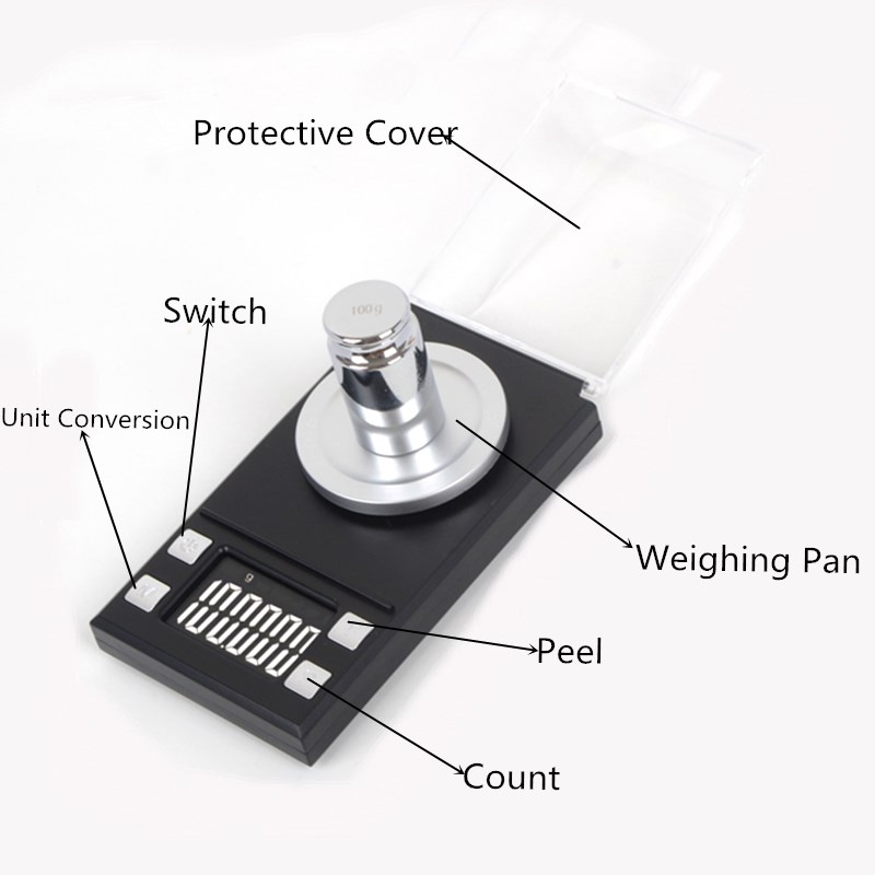20/50/100g 0.001g Digital Jewe - مراجعة Tape Dispenser Weighted وسعره