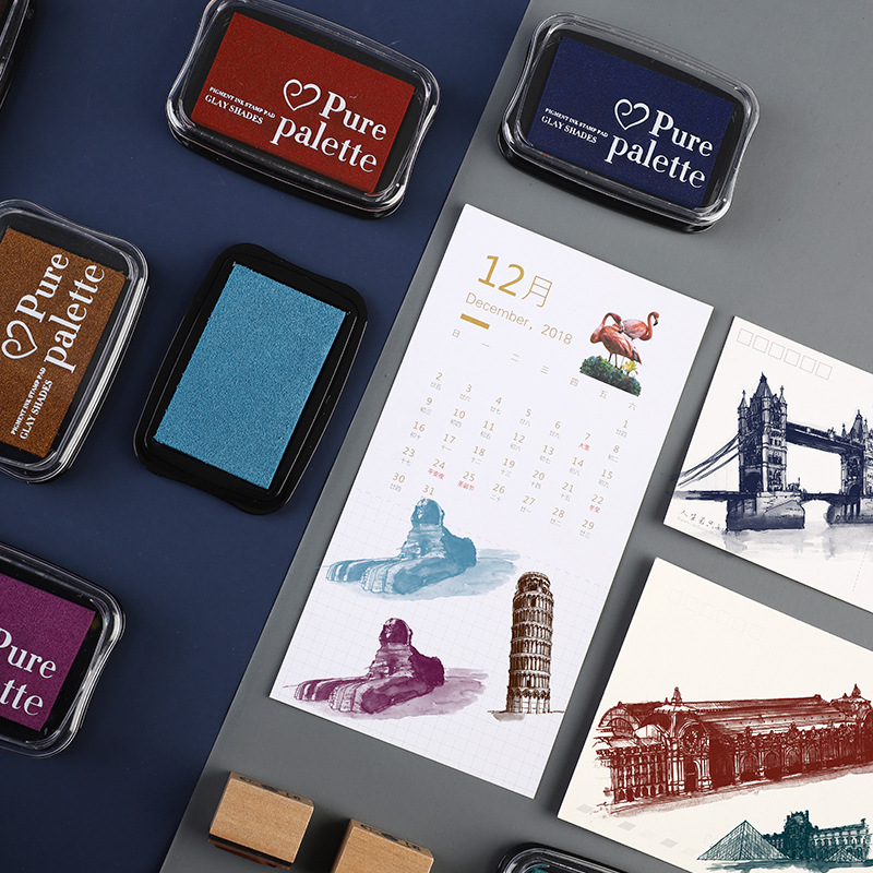 20 Colors Large Size Vintage I - مراجعة Rubber Date Stamp وسعره