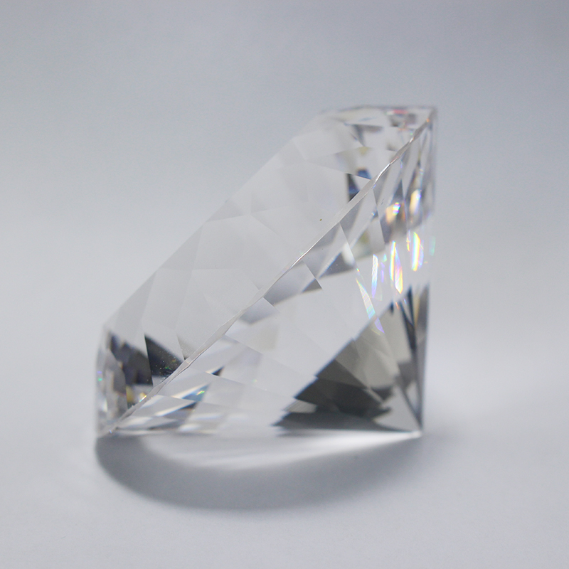 150mm Transparent Optical Crys - مراجعة Paper Weight Crystal وسعره
