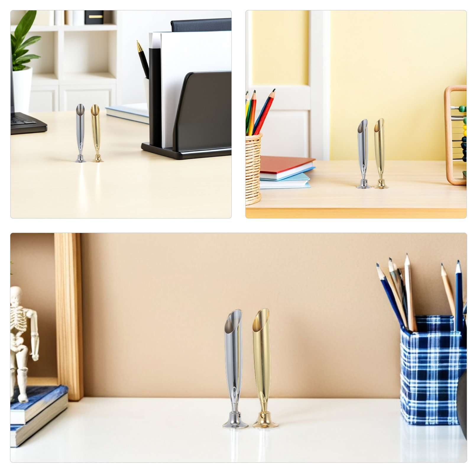 3Pcs Sleek Metal Pen Stand Hol - مراجعة Pen Rest Single وسعره