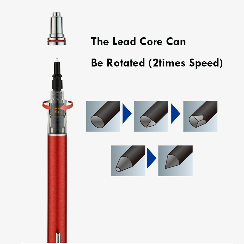 TOMBOW Shake to Lead/Press Mec - مراجعة Mechanical Pencil 0.3 وسعره