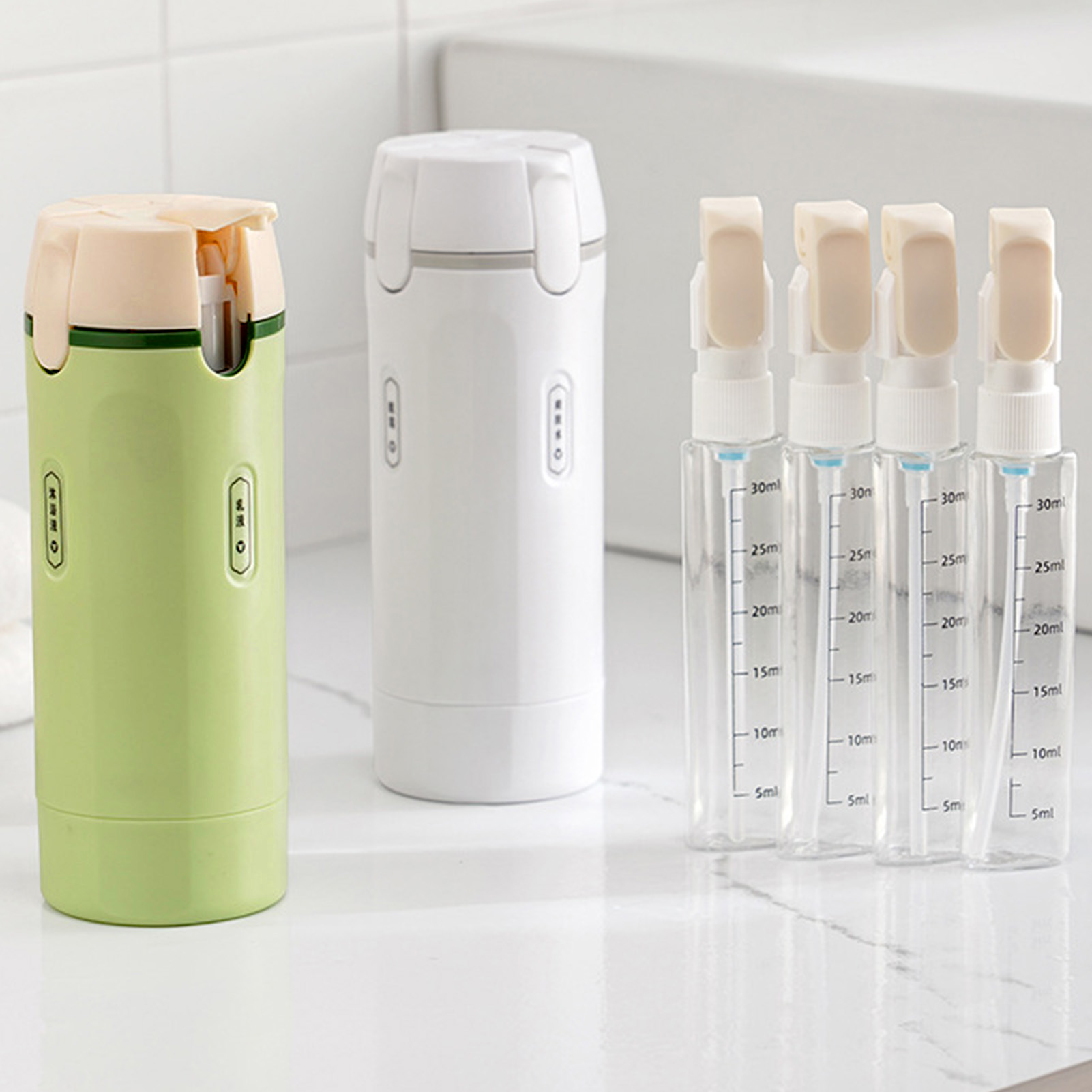 4-in-1 Travel Liquid Dispenser - مراجعة Gel Refill Pack وسعره