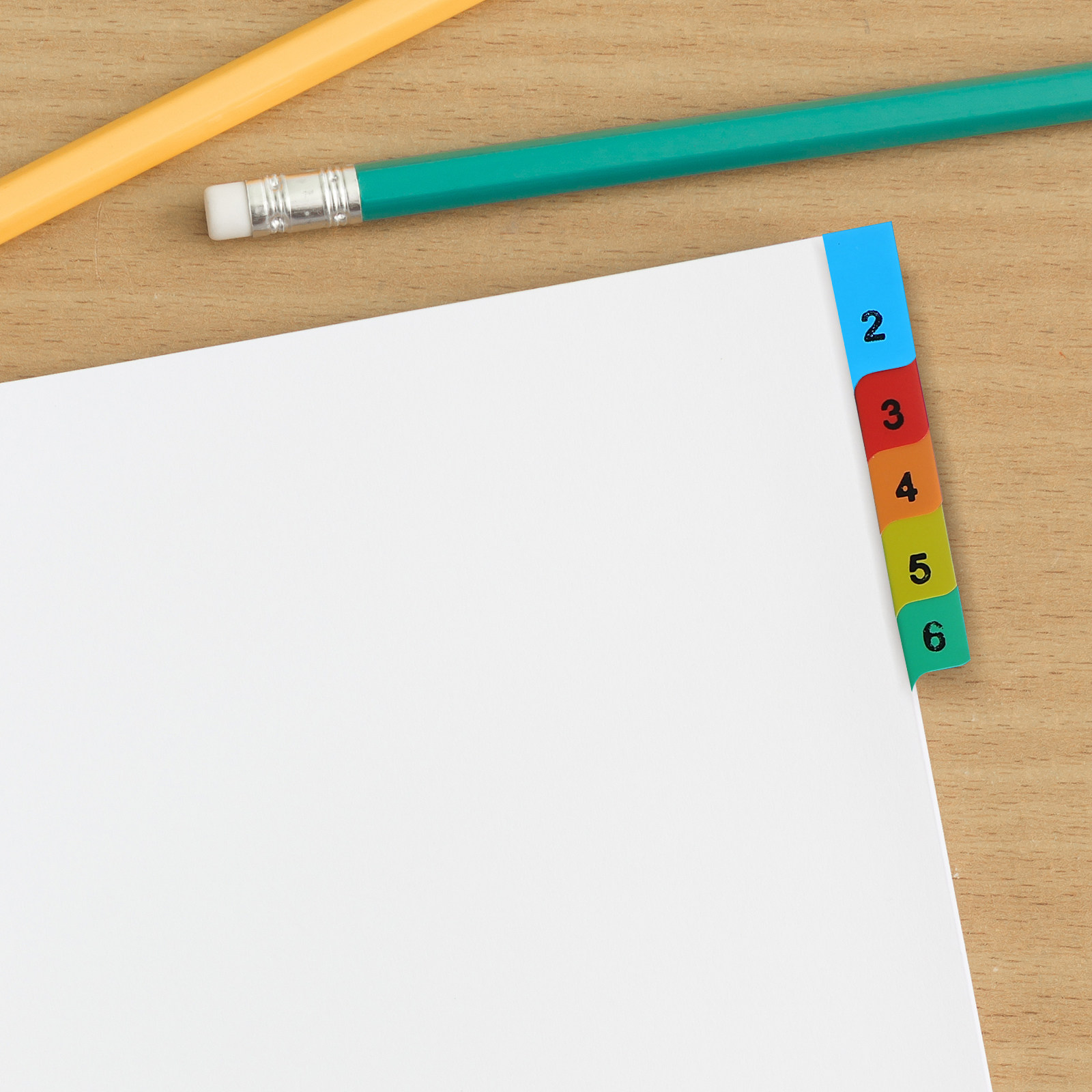 20 Pages Colorful Plastic Tab  - مراجعة Tab Divider A4 وسعره