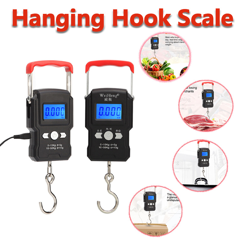 Portable Hanging Hook Scale 50 - مراجعة Tape Dispenser Weighted وسعره