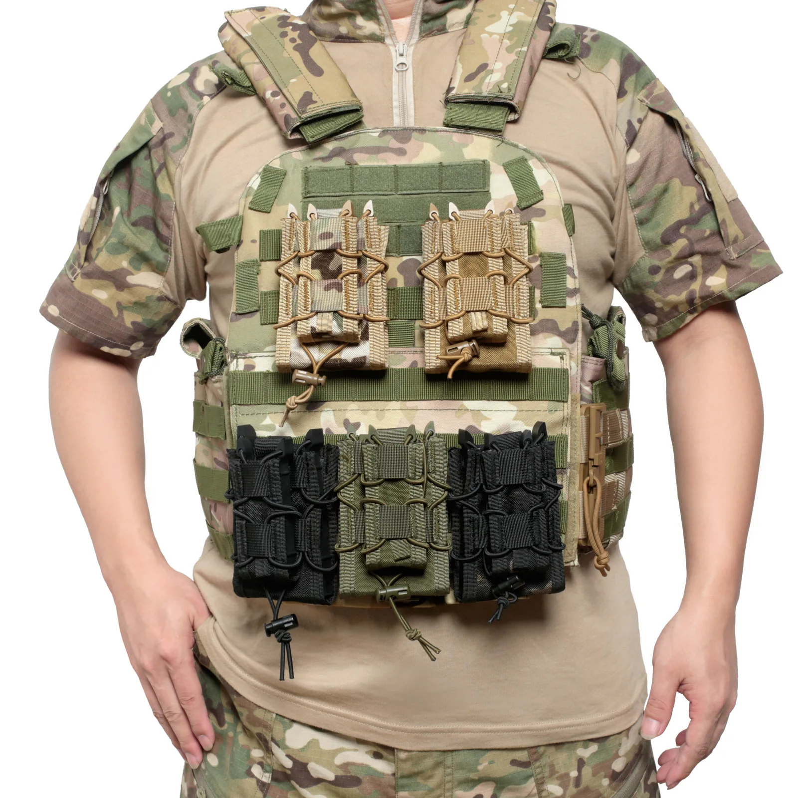 5.56 9mm Molle Magazine Pouch  - مراجعة Magazine Holder Rack وسعره