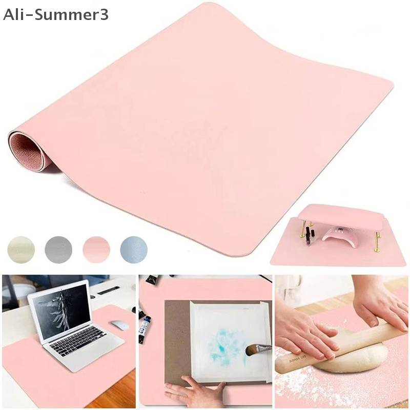 Foldable Nail Art Table Mat PU - مراجعة Leather Desk Pad وسعره