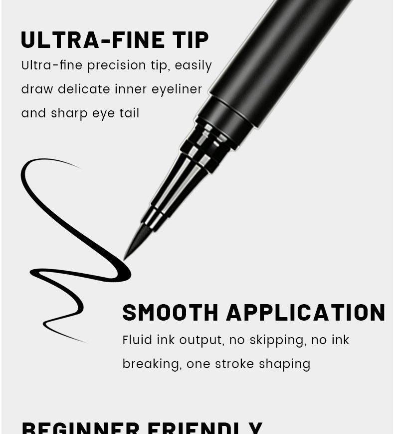 Crown Liquid Eyeliner Pen Wate - مراجعة Correction Pen Fine وسعره