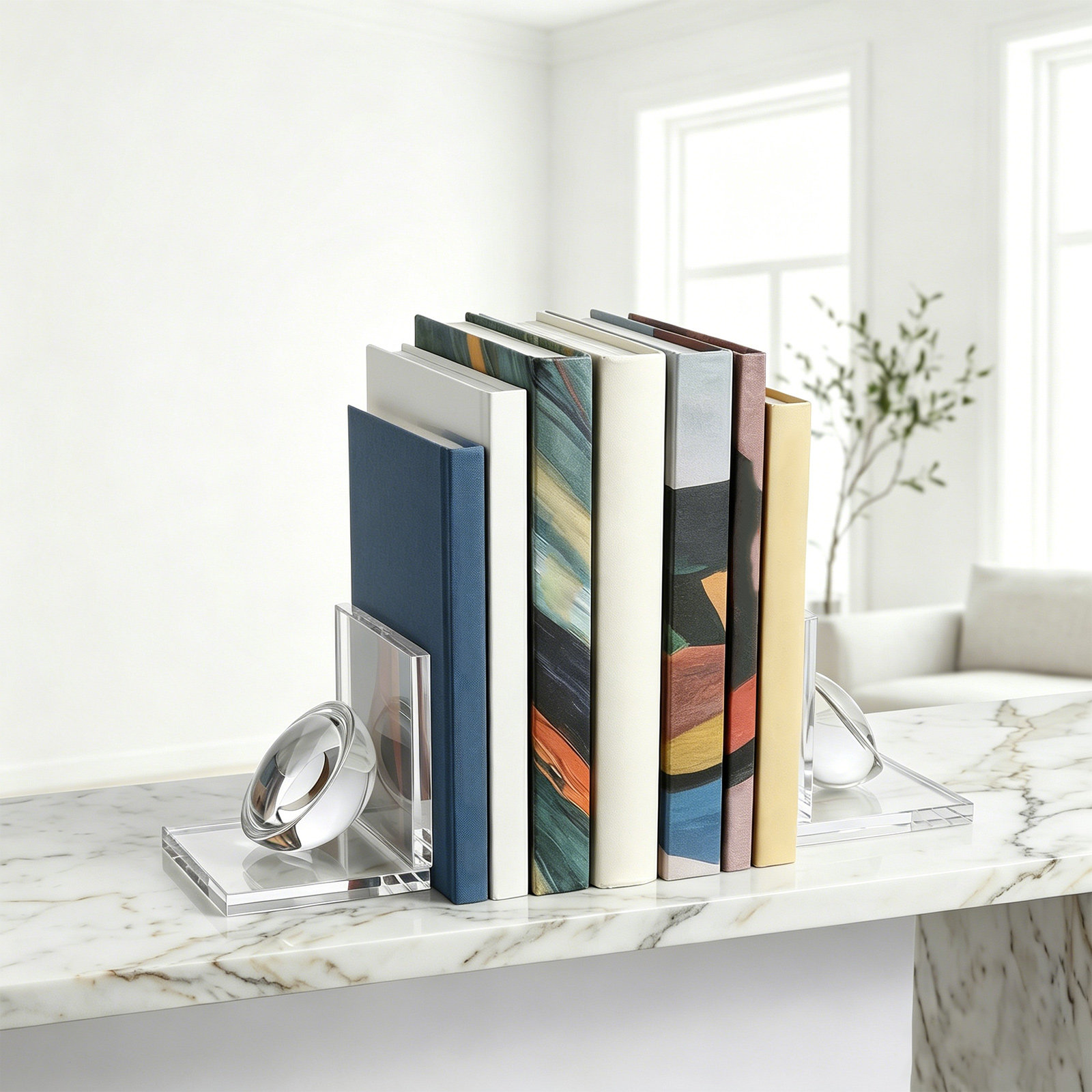 Weighted Crystal Bookend Pair  - مراجعة Book Weight Glass وسعره