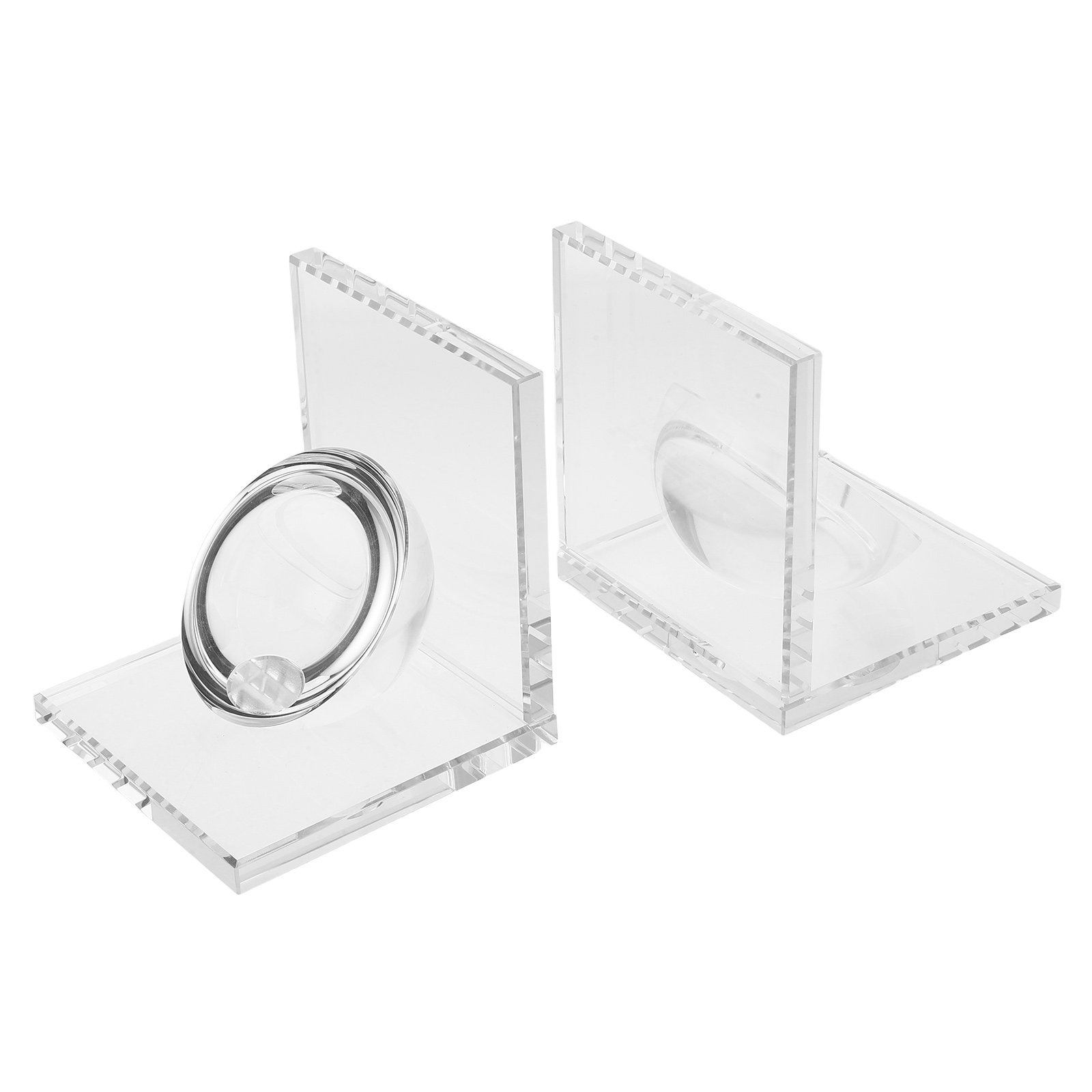 Weighted Crystal Bookend Pair  - مراجعة Book Weight Glass وسعره