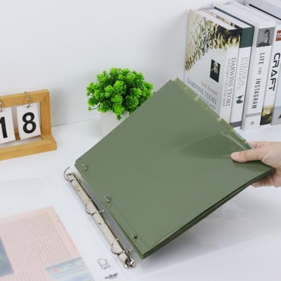 Binder Dividers with Pockets 8 - مراجعة Tab Divider A4 وسعره