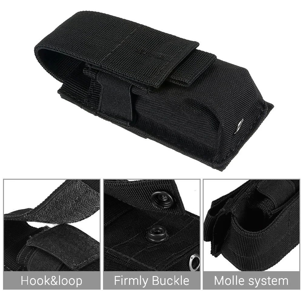 Molle Tactical M5 Flashlight P - مراجعة Magazine Holder Rack وسعره
