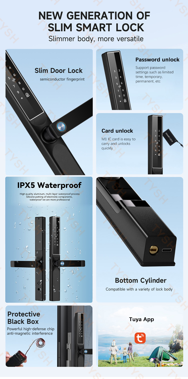 Tuya App Fingerprint Door Lock - مراجعة Letter Opener Brass وسعره