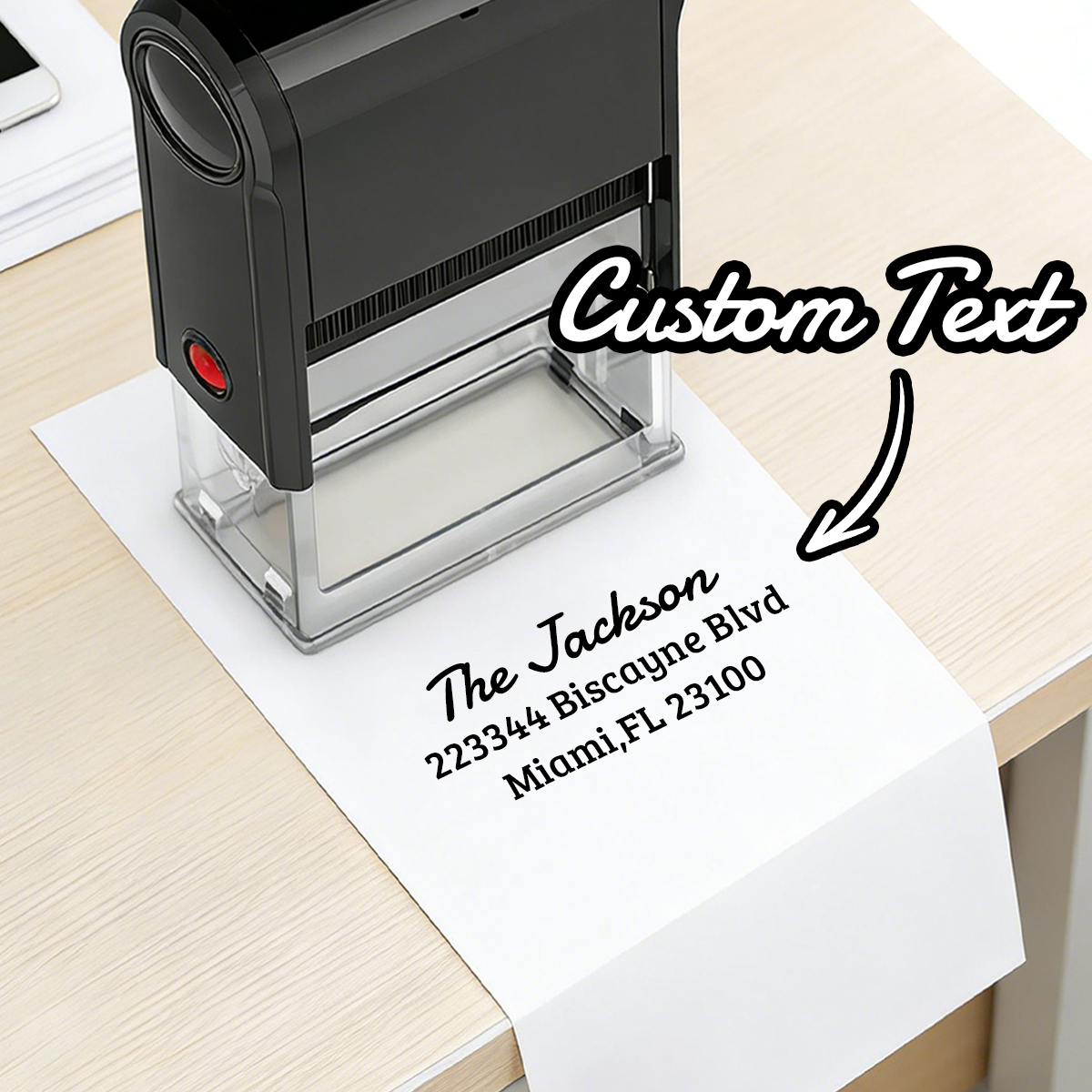 Custom Address Stamp, Return A - مراجعة Rubber Date Stamp وسعره