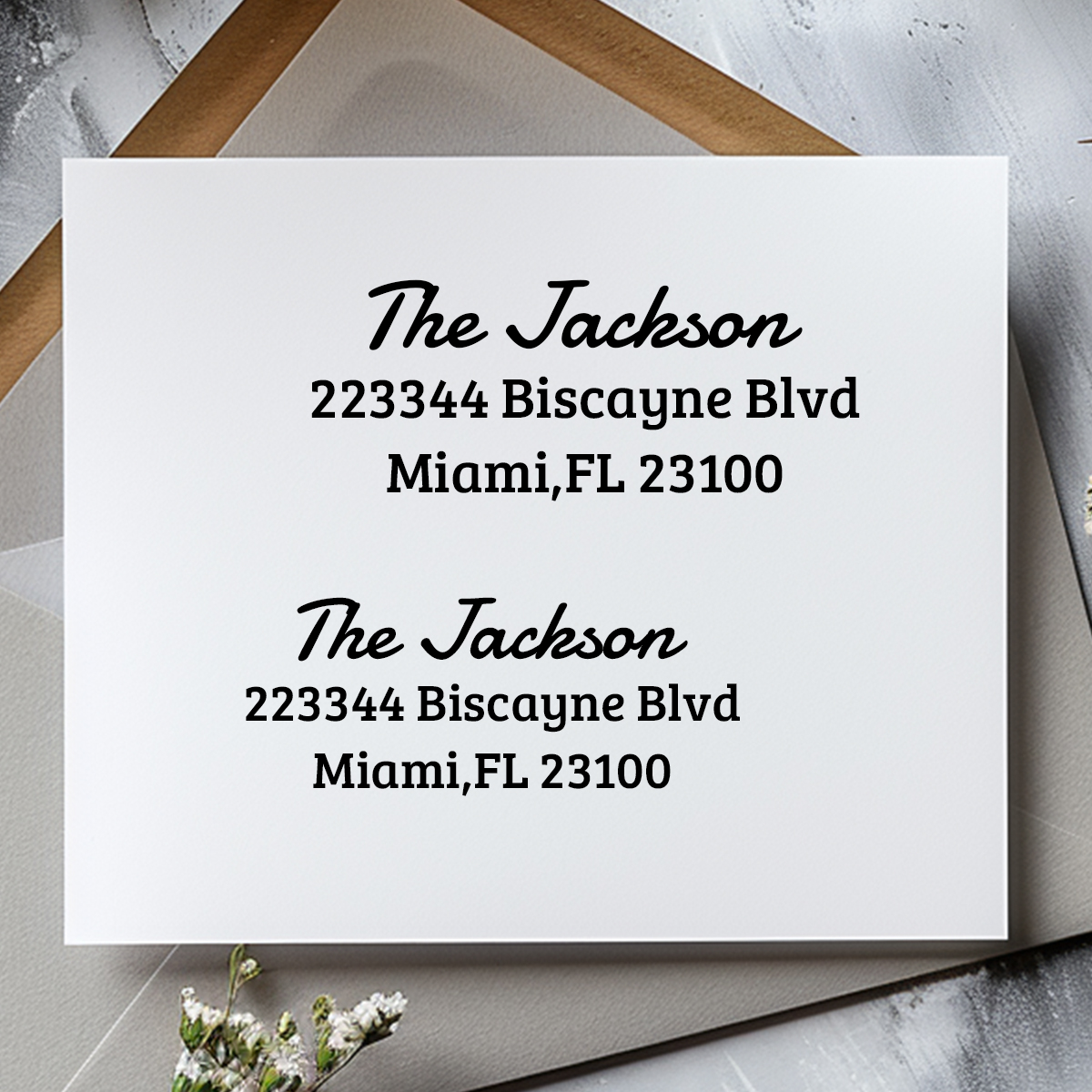 Custom Address Stamp, Return A - مراجعة Rubber Date Stamp وسعره