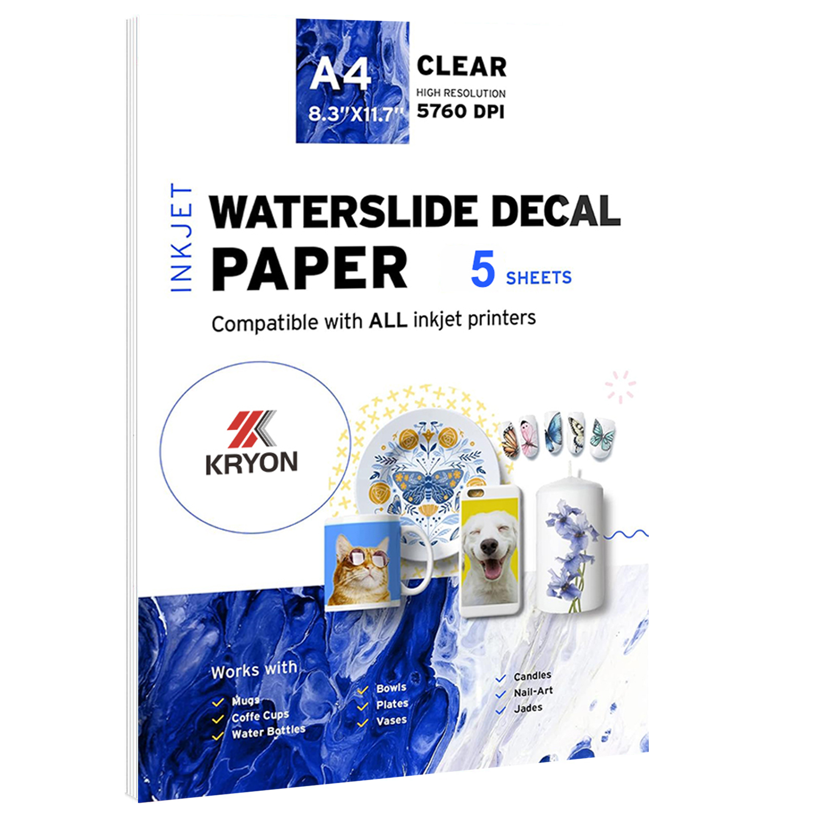 5 Sheets A4 Size Inkjet Waters - مراجعة Ink Blotter Paper وسعره
