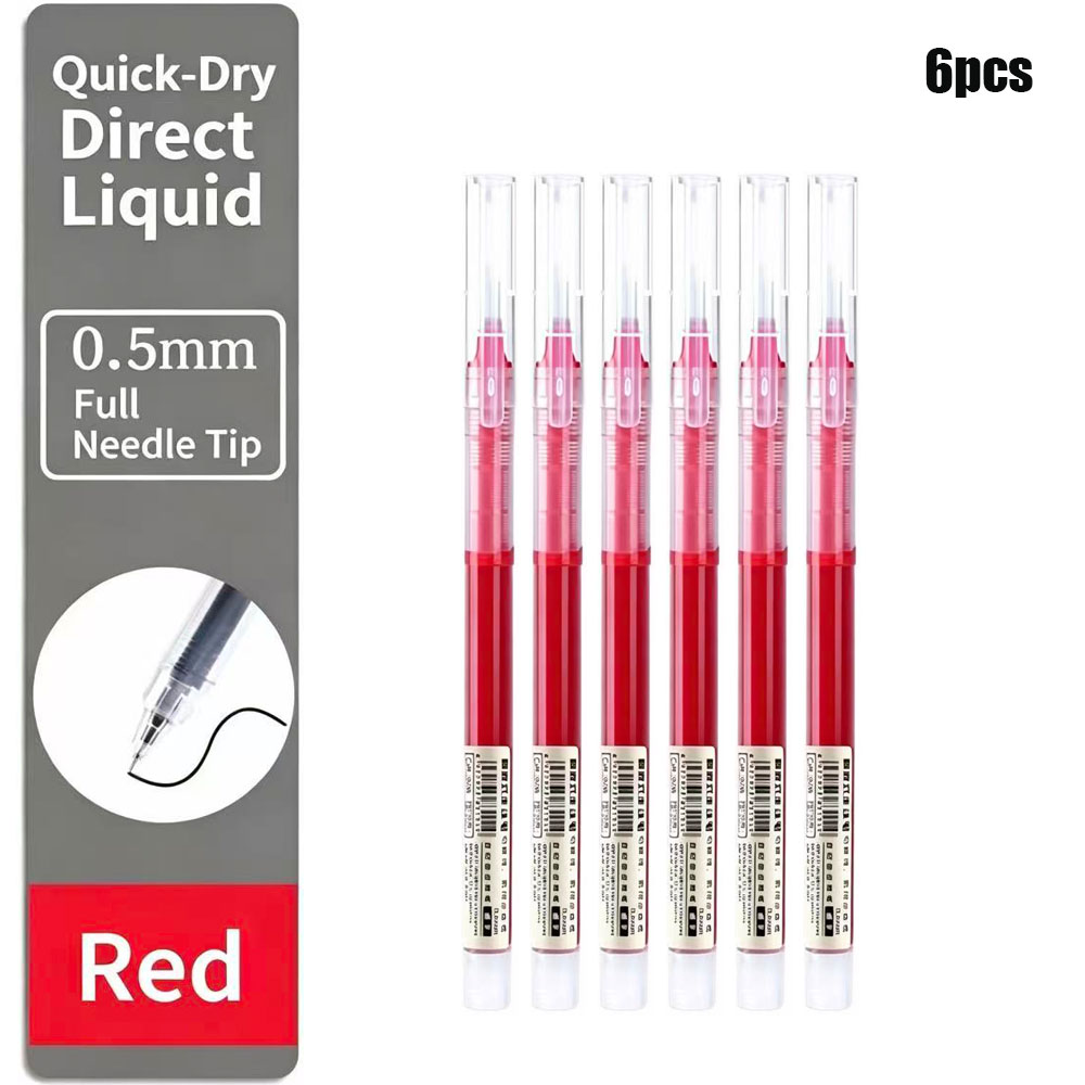 6 Pack Click Gel Pens 0.5mm Bl - مراجعة Gel Refill Pack وسعره