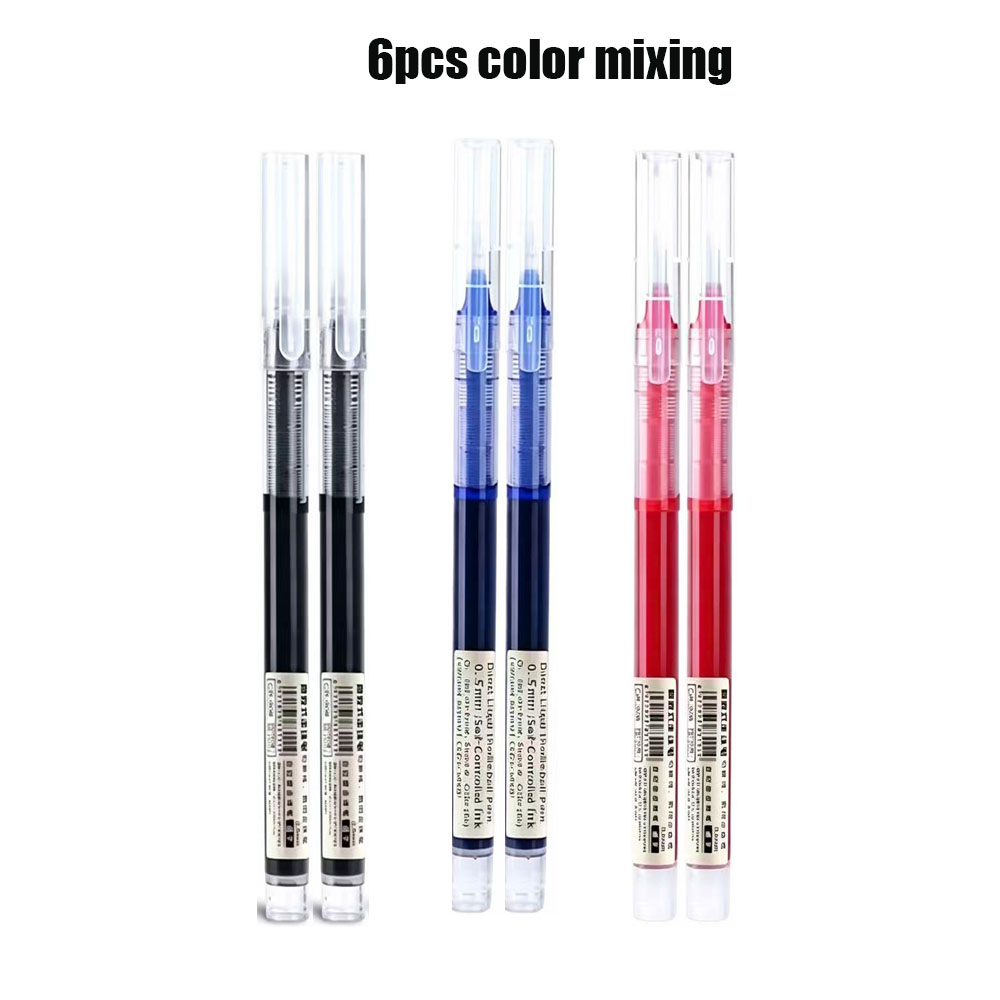 6 Pack Click Gel Pens 0.5mm Bl - مراجعة Gel Refill Pack وسعره