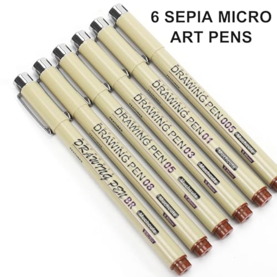 Muchcute Micro liner Drawing A - مراجعة Archive Box Set وسعره