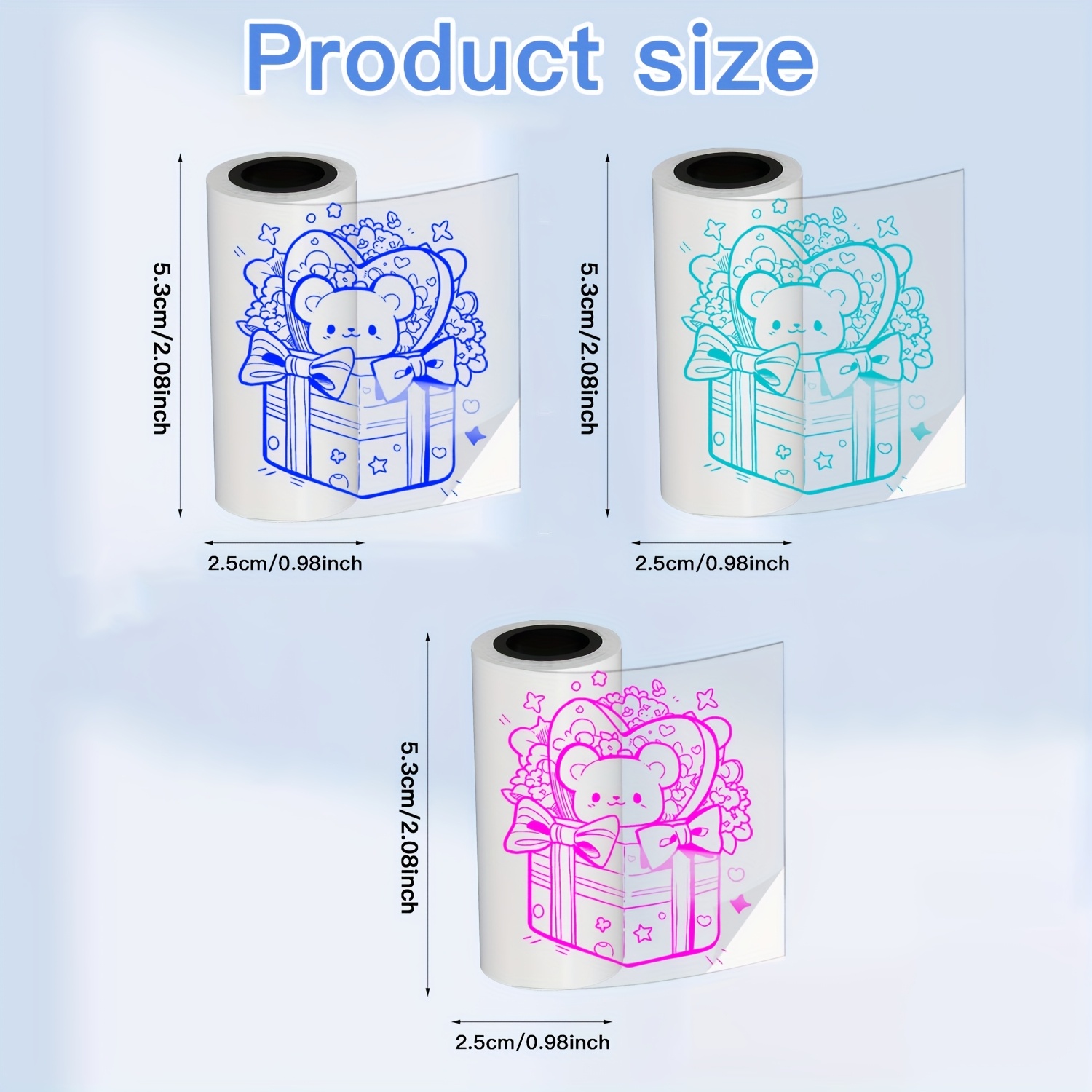 M02 Transparent Colorful Therm - مراجعة Ink Blotter Paper وسعره
