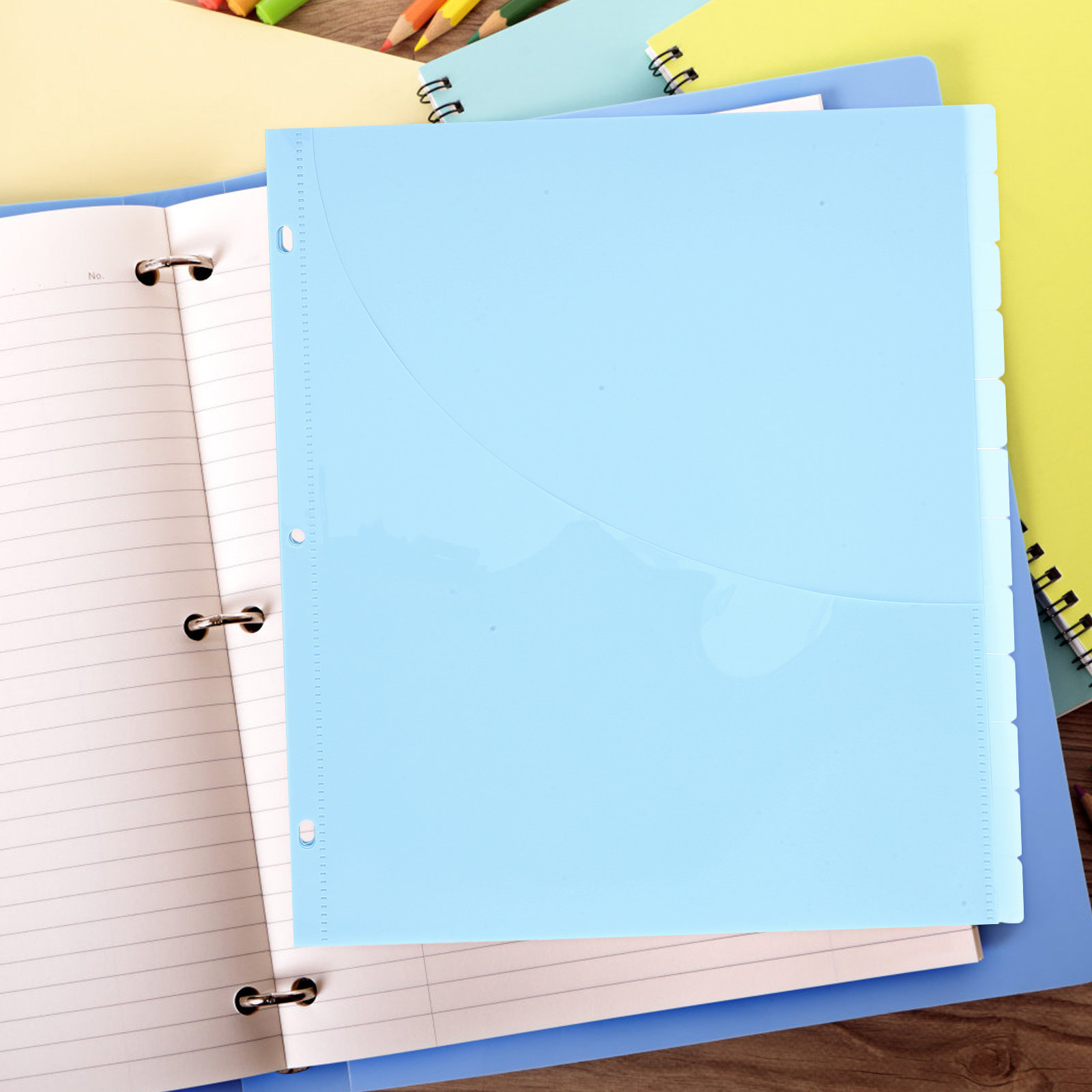 12Pcs Binder Dividers A4 Size  - مراجعة Tab Divider A4 وسعره