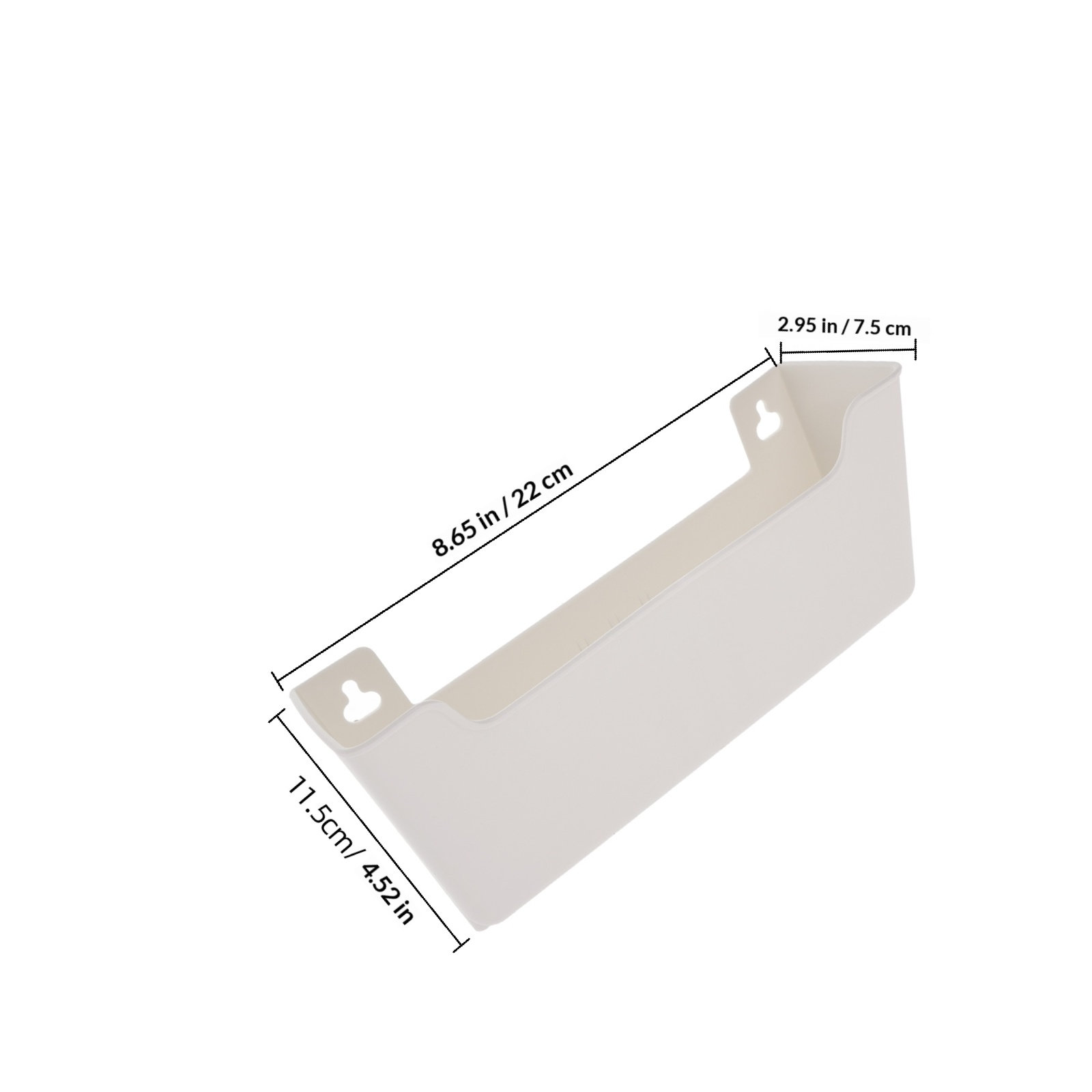 1Set Wall File Organizer Plast - مراجعة Magazine Holder Rack وسعره