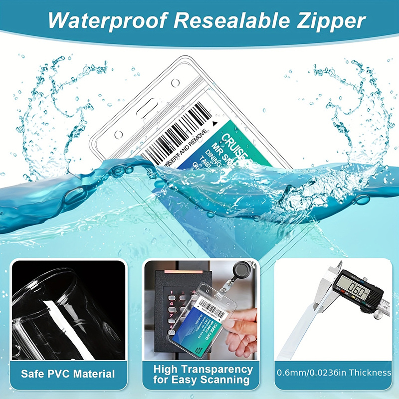 1-3Pcs Waterproof ID Badge Hol - مراجعة Index Card Holder وسعره