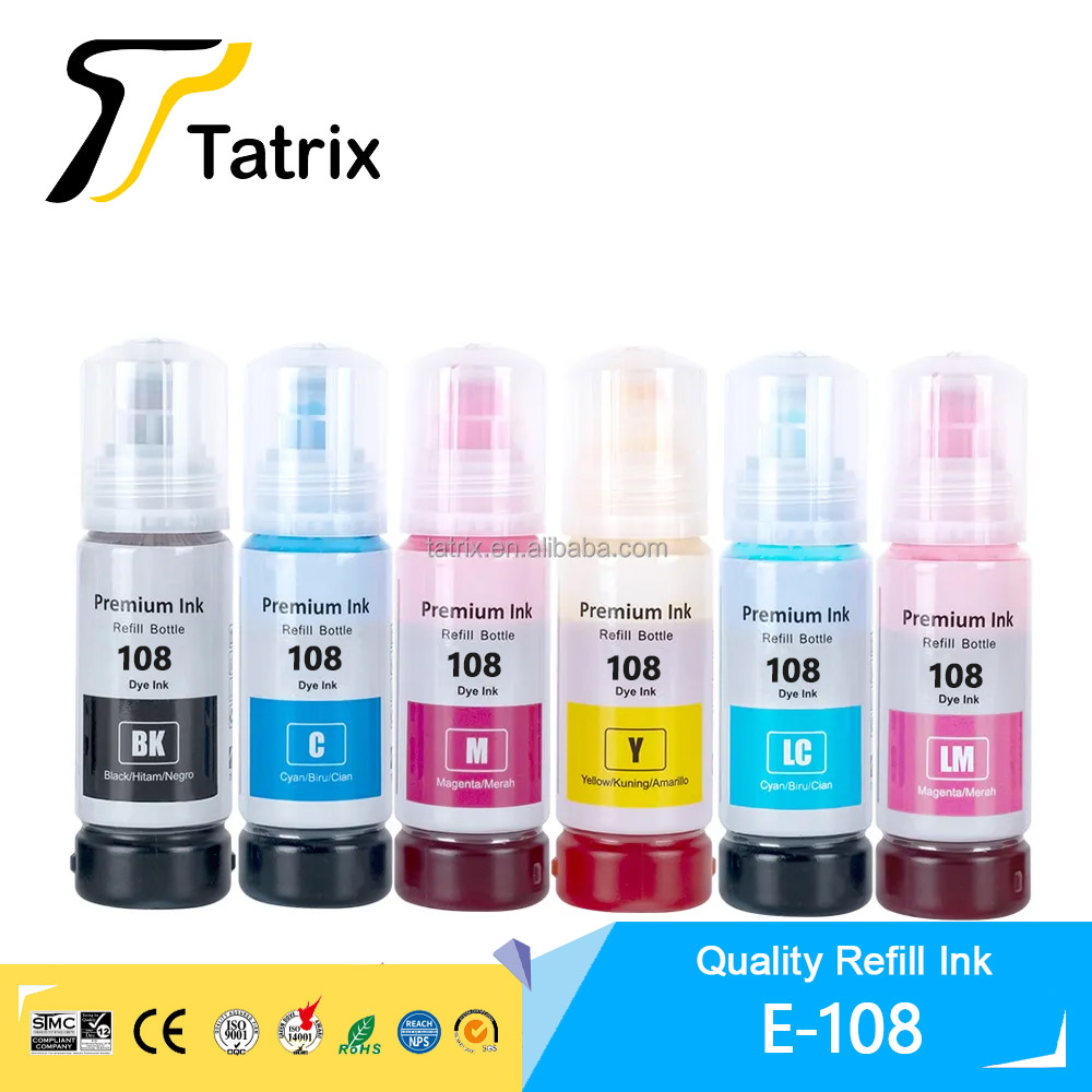 Tatrix For Epson 108 Ink Compa - مراجعة Fountain Pen Bottled Ink وسعره