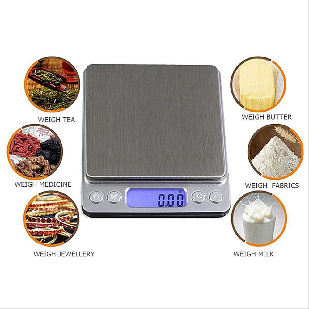 500g X 0.01g Digital Gram Scal - مراجعة Tape Dispenser Weighted وسعره