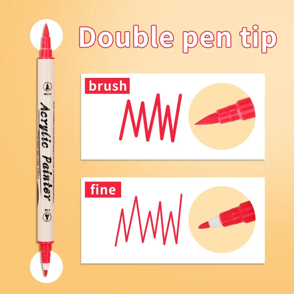 12-36 Colors Acrylic Paint Mar - مراجعة Correction Pen Fine وسعره