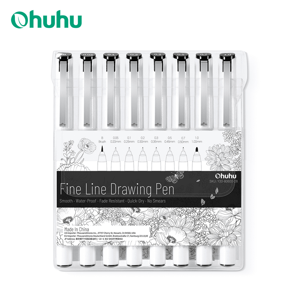 Ohuhu Micro Pen Fineliner Draw - مراجعة Correction Pen Fine وسعره