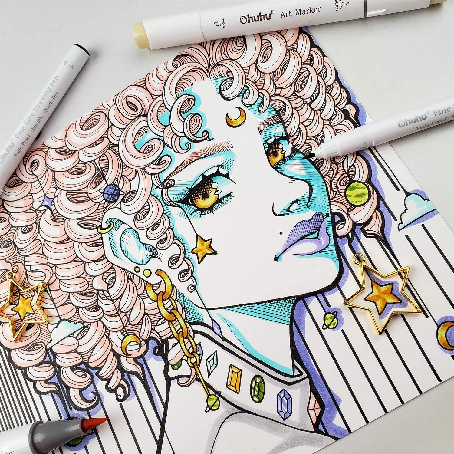 Ohuhu Micro Pen Fineliner Draw - مراجعة Correction Pen Fine وسعره