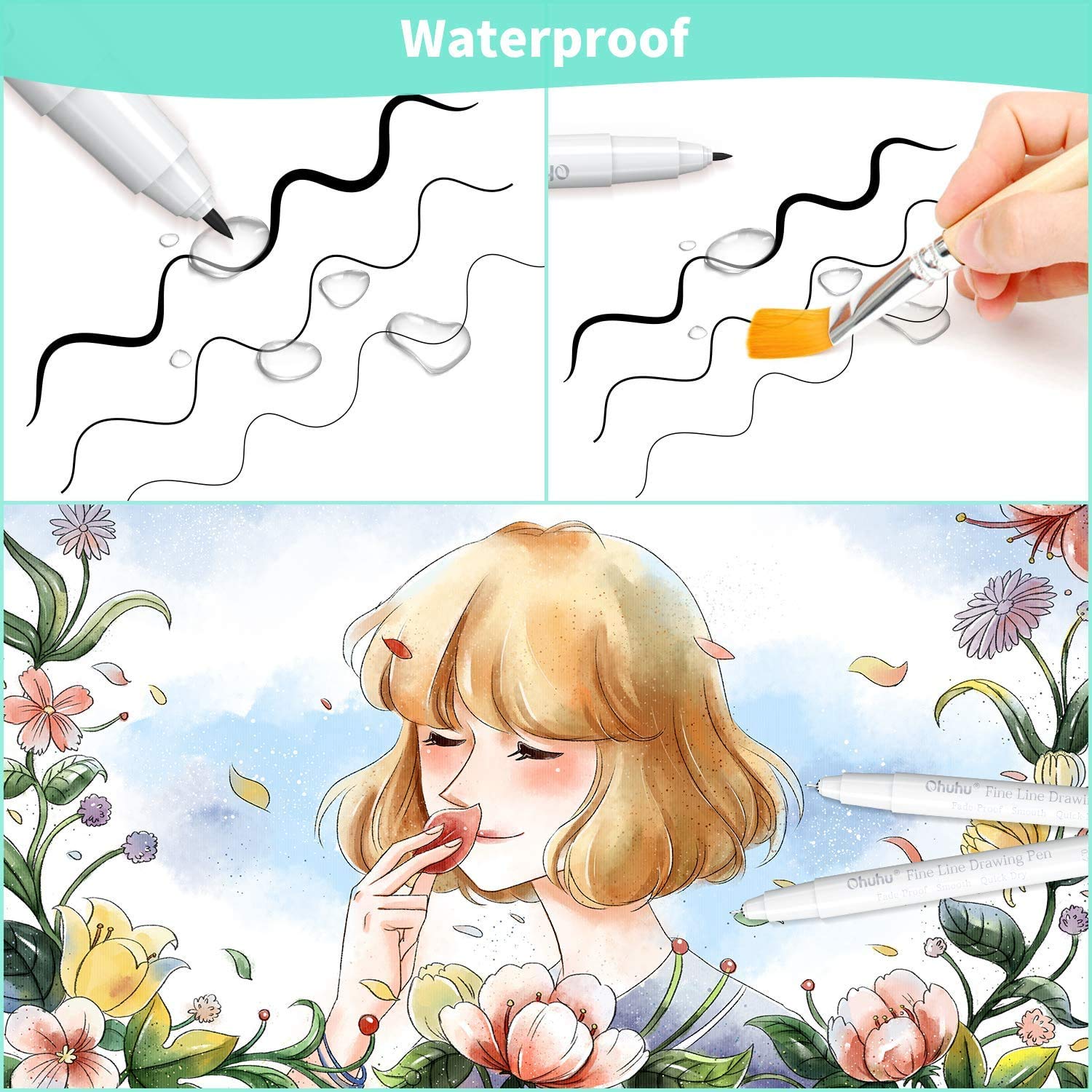 Ohuhu Micro Pen Fineliner Draw - مراجعة Correction Pen Fine وسعره