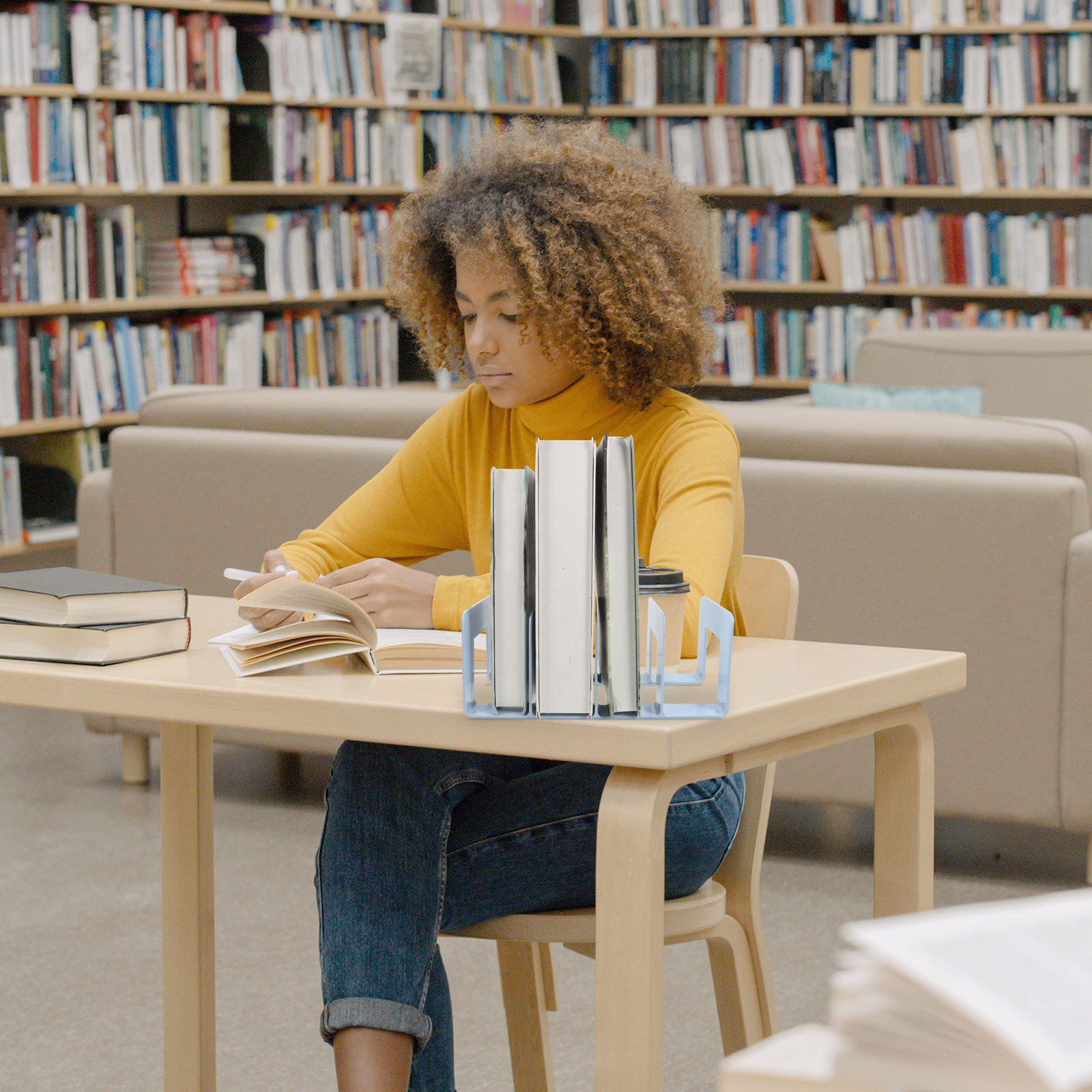 Desktop Book Holder Shelf Orga - مراجعة Magazine Holder Rack وسعره