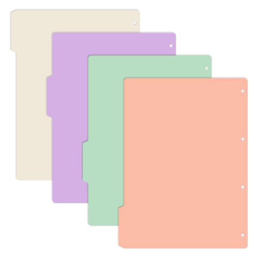 4-Pack Binder Dividers with Ta - مراجعة Tab Divider A4 وسعره