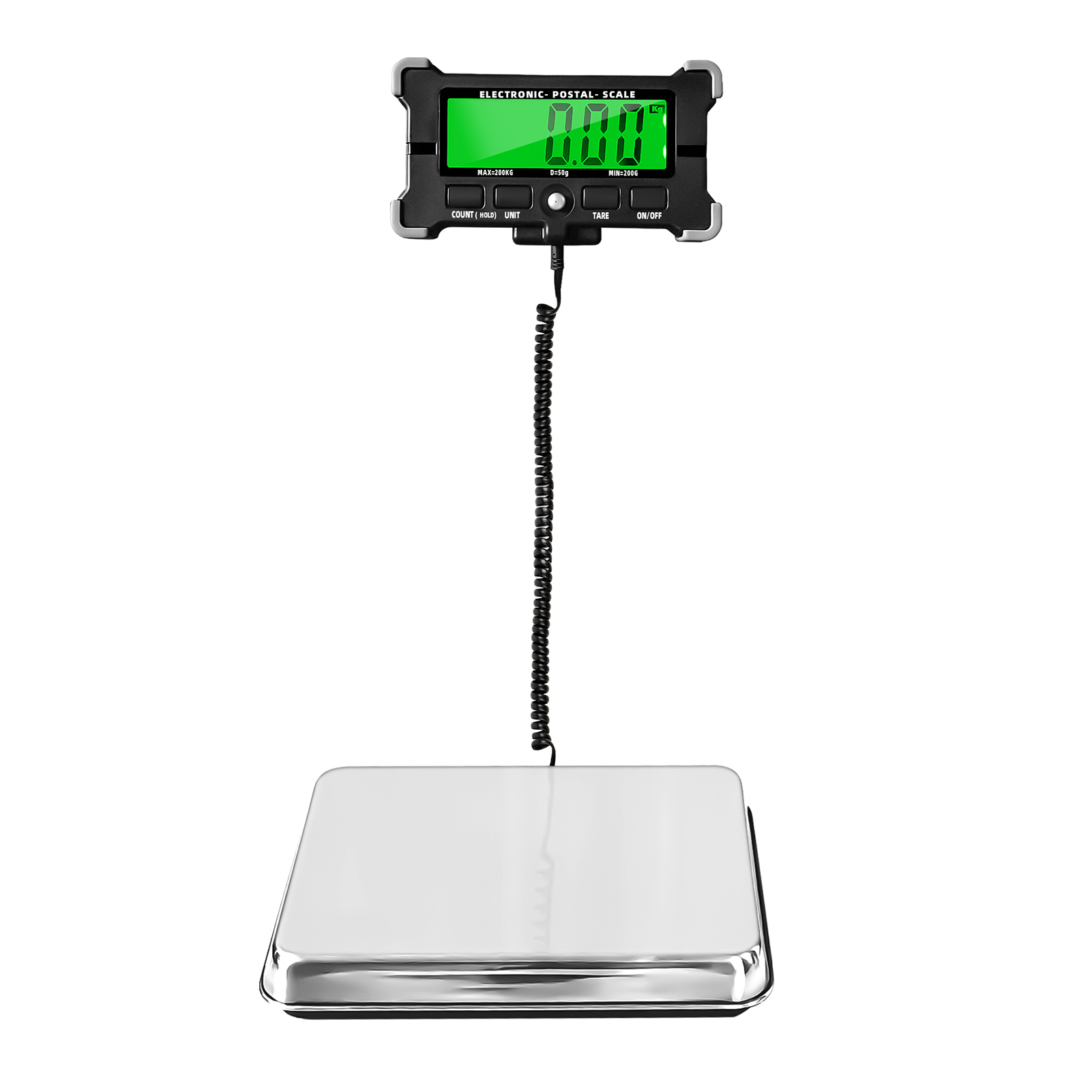 PS21 Digital Scale 200KG 120KG - مراجعة Tape Dispenser Weighted وسعره