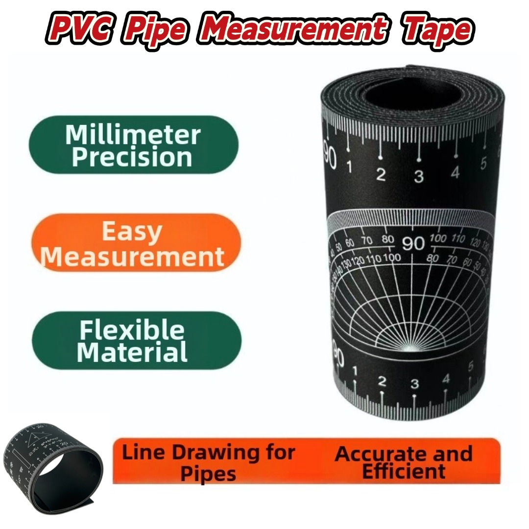 1PC PVC Pipe Diameter Measurin - مراجعة Tape Dispenser Weighted وسعره