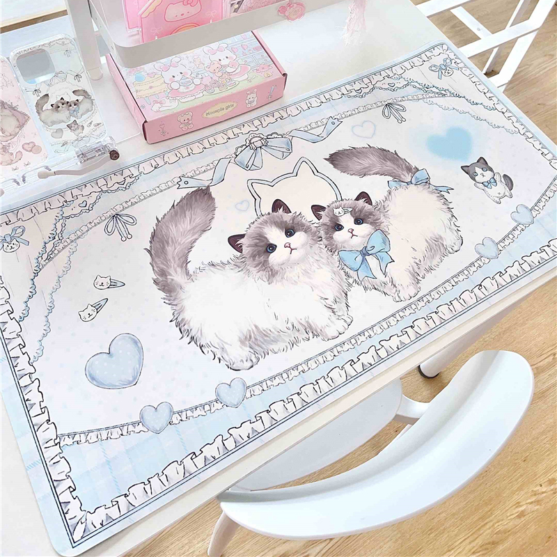 Leather Table Mat Ragdoll Cat  - مراجعة Leather Desk Pad وسعره