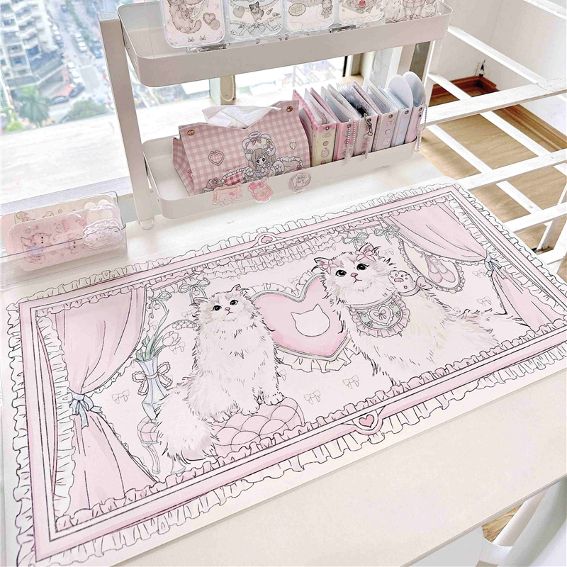 Leather Table Mat Ragdoll Cat  - مراجعة Leather Desk Pad وسعره