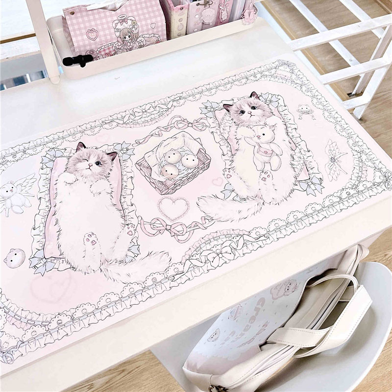 Leather Table Mat Ragdoll Cat  - مراجعة Leather Desk Pad وسعره