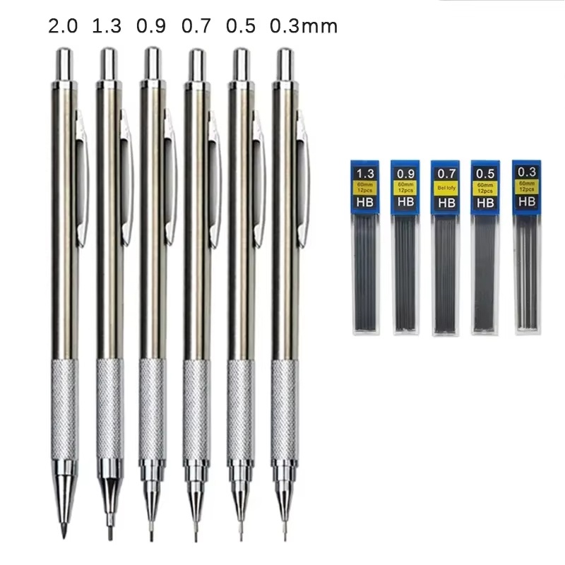 Metal Mechanical Pencil Set 0. - مراجعة Mechanical Pencil 0.3 وسعره