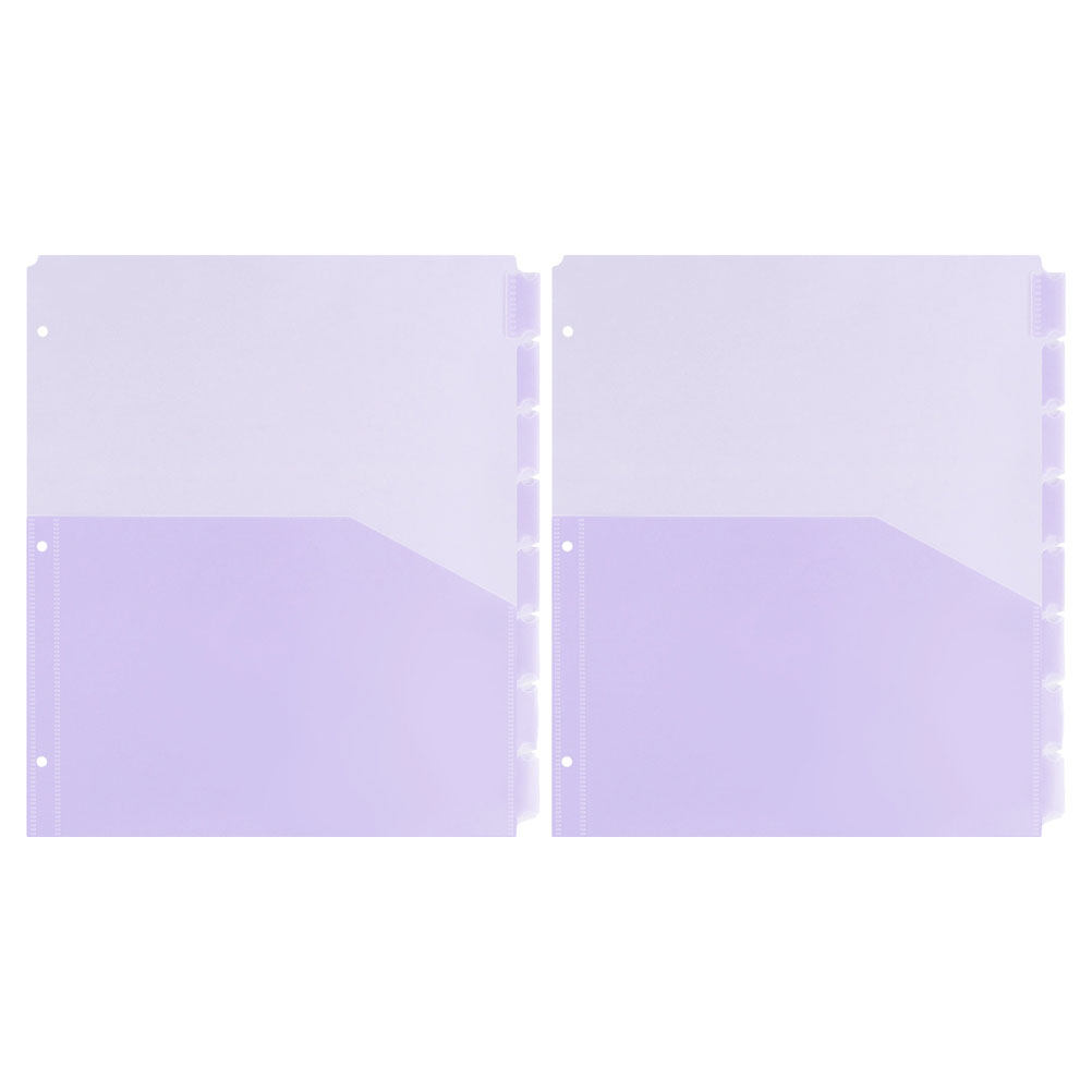 2Sets PP Material Binder Divid - مراجعة Tab Divider A4 وسعره
